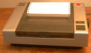 Plotter Printer front view